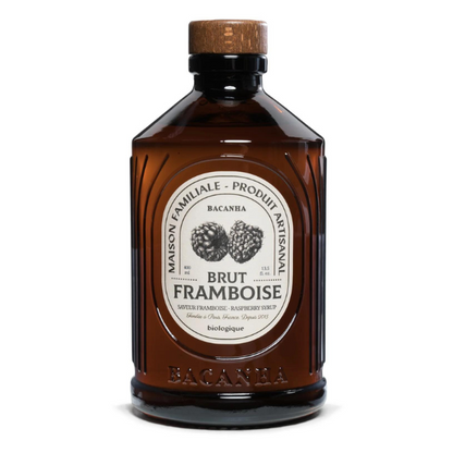 Bacanha -- Sirop framboise brut bio - 400 ml